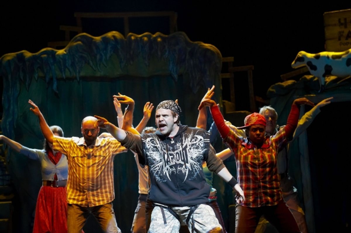 Rick Taylor and the Cast of BAT BOY at 