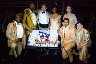 J. Bernard Calloway, James Monroe Iglehart, Montego Glover & Chad Kimball, Cass Morga Photo