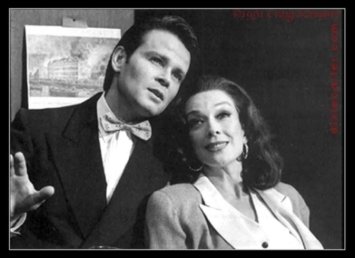 Dixie Carter in Pal Joey with Richard Byron and Elaine Stritch - Photo by Craig Schwartz at 