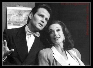 Dixie Carter in Pal Joey with Richard Byron and Elaine Stritch - Photo by Craig Schwa Photo