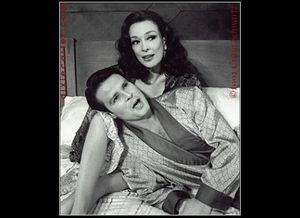 Dixie Carter in Pal Joey with PEter Reardon and Elaine Stritch - Photo by Craig Schwa Photo