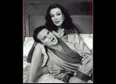 Dixie Carter in Pal Joey with PEter Reardon and Elaine Stritch - Photo by Craig Schwa Photo