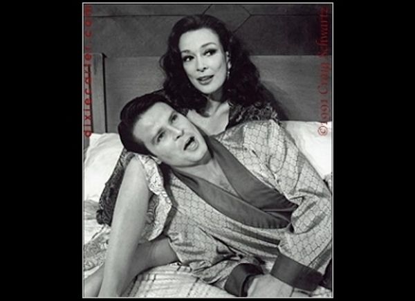 Dixie Carter in Pal Joey with PEter Reardon and Elaine Stritch - Photo by Craig Schwa Photo