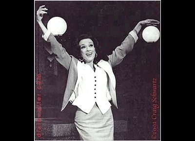 Dixie Carter in Pal Joey with Richard Byron and Elaine Stritch - Photo by Craig Schwa Photo