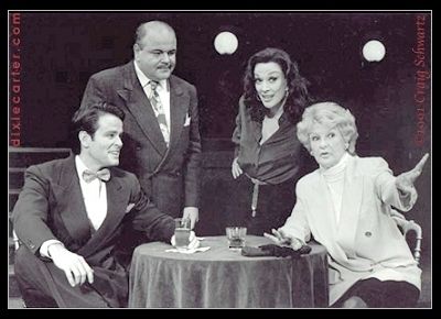 Dixie Carter in Pal Joey with Richard Byron and Elaine Stritch - Photo by Craig Schwa Photo