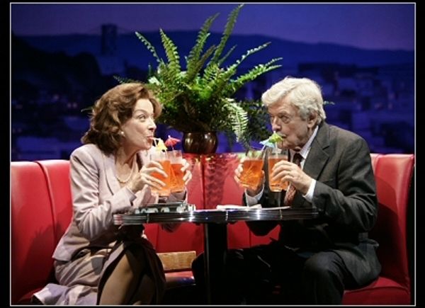Dixie Carter and Hal Halbrook in Be My Baby at Houston's Alley Theater - Photos by T. Photo