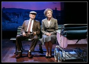 Dixie Carter and Hal Halbrook in Be My Baby at Houston's Alley Theater - Photos by T. Photo