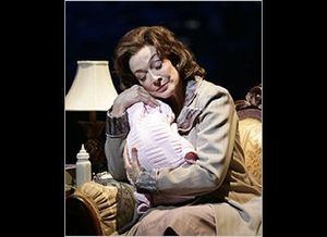 Dixie Carter and Hal Halbrook in Be My Baby at Houston's Alley Theater - Photos by T. Photo