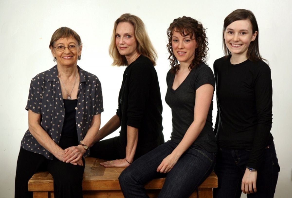 Patricia Conolly, Lisa Emery, Samantha Soule and Libby Woodbridge at 