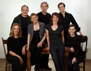 Lisa Emery, Zach Grenier, David Esbjornson, Lee Aaron Rosen, Libby Woodbridge, Samant Photo