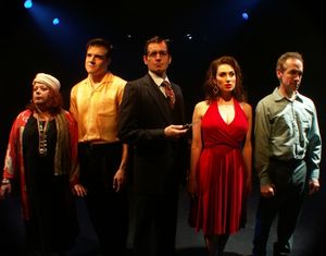 Suzan Solomon, Doug Carpenter, Perry Ojeda, Lesli Margherita and Jason Graae Photo