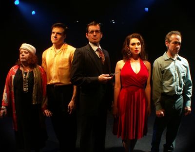 Suzan Solomon, Doug Carpenter, Perry Ojeda, Lesli Margherita and Jason Graae Photo