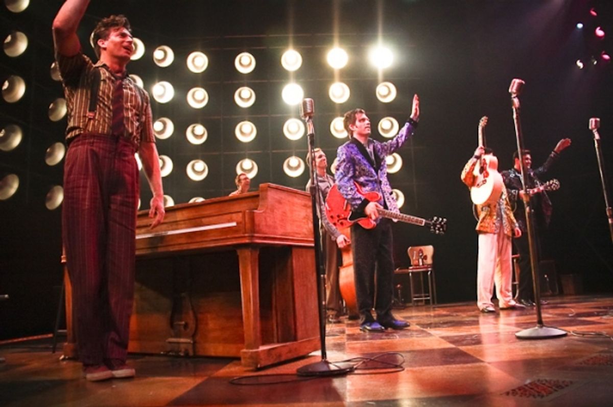 Levi Kreis, Robert Britton Lyons, Eddie Clendening, and Lance Guest at 