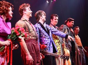 Elizabeth Stanley, Levi Kreis, Robert Britton Lyons, Eddie Clendening, Lance Guest, Larry Lelli, and Corey Kaiser @ BroadwayWorld Elizabeth Stanley, Levi Kreis, Robert Britton Lyons, Eddie Clendening, Lance Guest, L Photo
