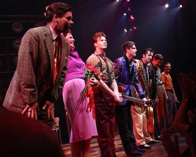 Elizabeth Stanley, Levi Kreis, Robert Britton Lyons, Eddie Clendening, Lance Guest, L Photo