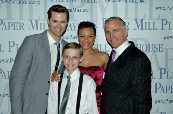 Andrew Rannells, Stephen Hoebee-Elardo, Carly Hughes and Mark S. Hoebee Photo