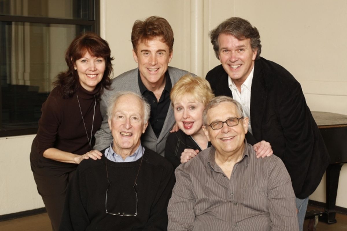 Lynne Wintersteller, David Shire, Sal Viviano, Sally Mayes, Richard Maltby, Jr. & George Dvosrky at 