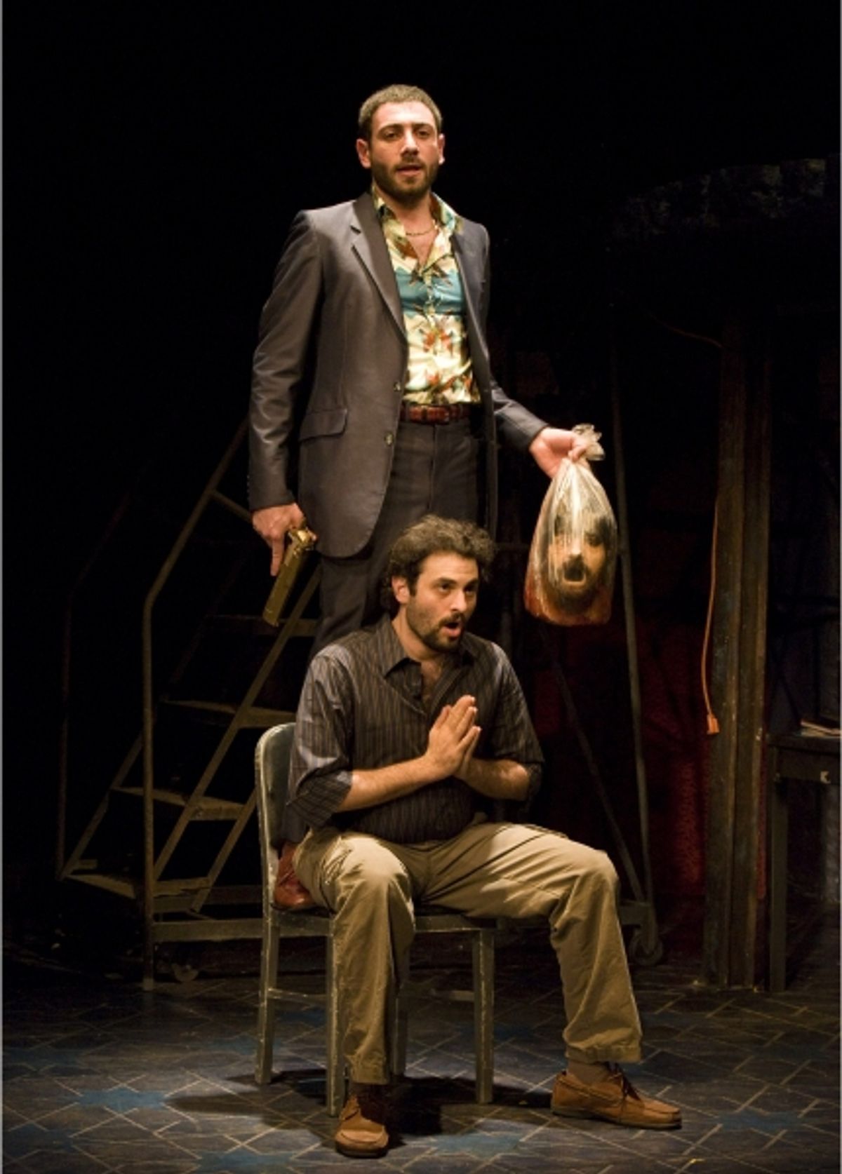 Hrach Titizian and Arian Moayed at 