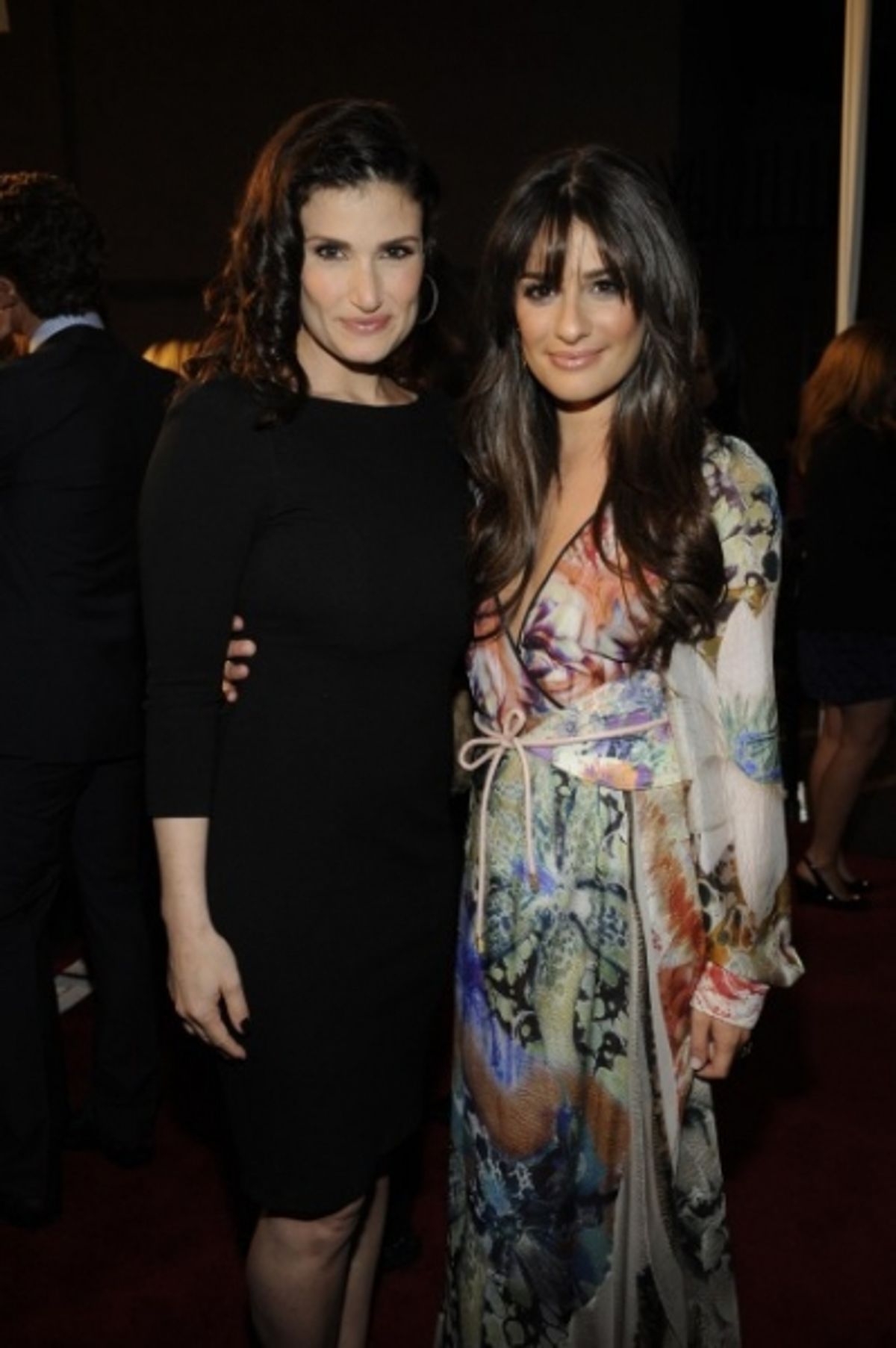 Idina Menzel & Lea Michele at 