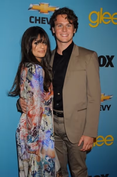 Lea Michele and Jonathan Groff Photo