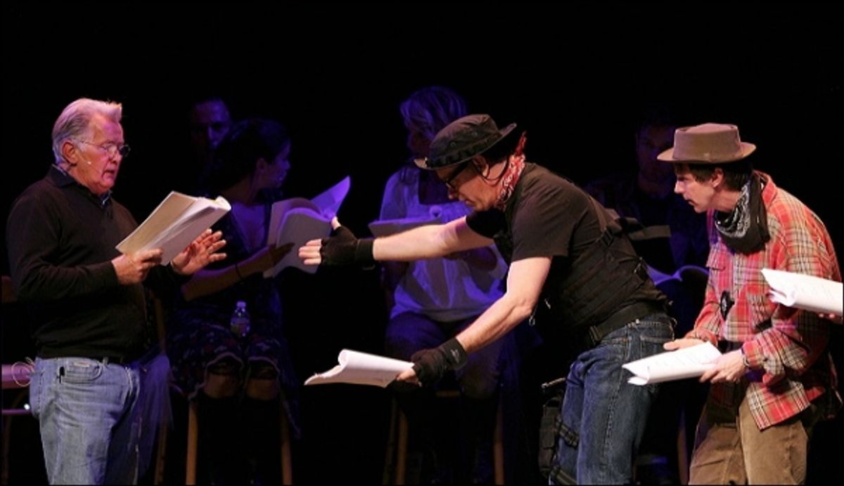 Martin Sheen, Tom Hanks and Dana Carvey  at 