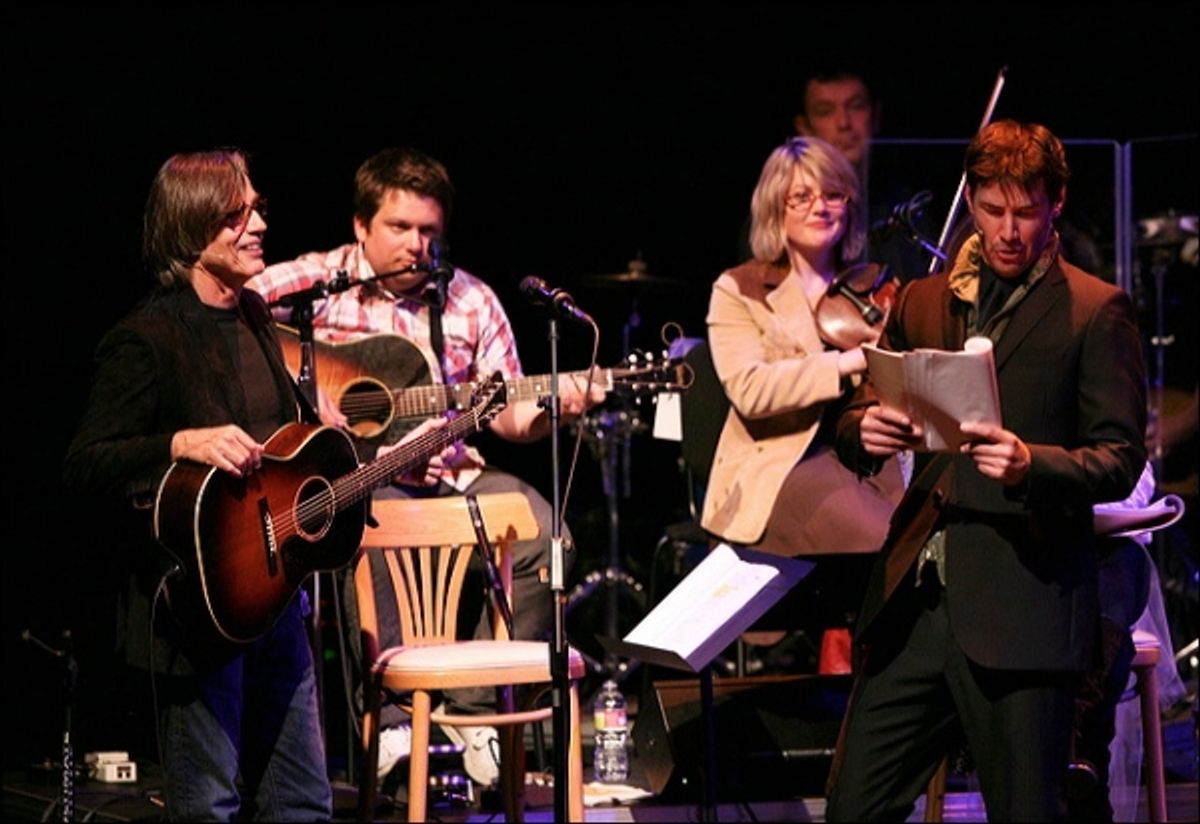 Jackson Browne and Keanu Reeves at 