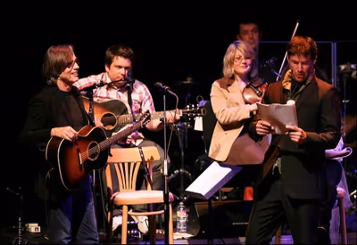 Jackson Browne and Keanu Reeves Photo