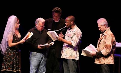 Nikki Reed, Martin Sheen, Dule Hill and Brent Spiner Photo
