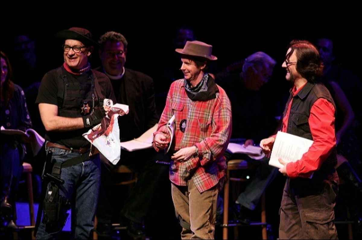 Tom Hanks, Dana Carvey and Bronson Pinchot at 