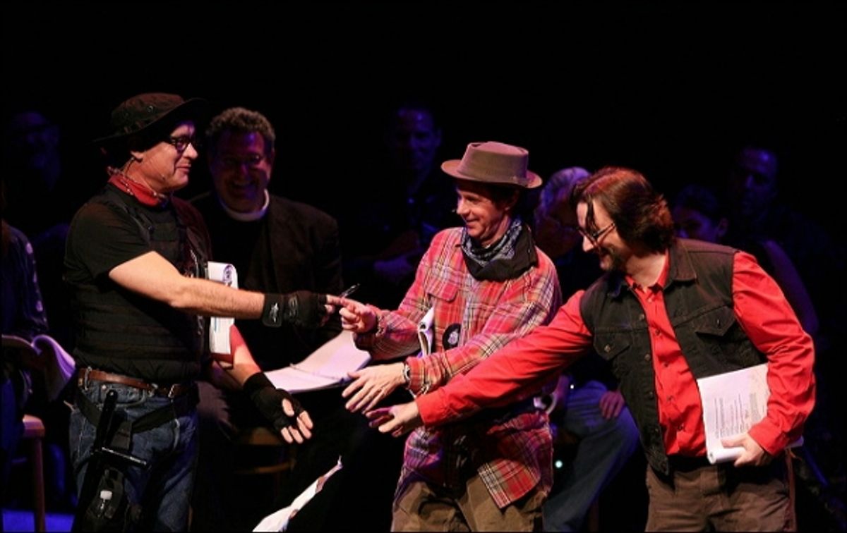 Tom Hanks, Dana Carvey and Bronson Pinchot at 