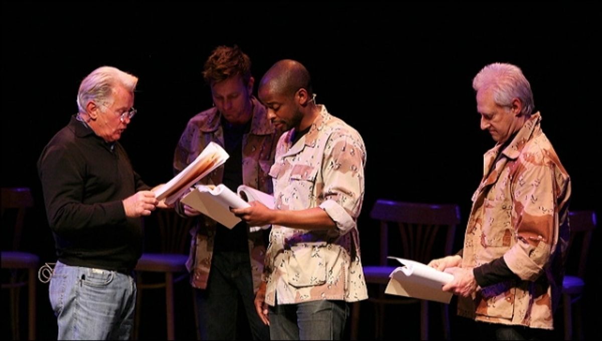 Martin Sheen, Ewan McGregor, Dule Hill and Brent Spiner at 