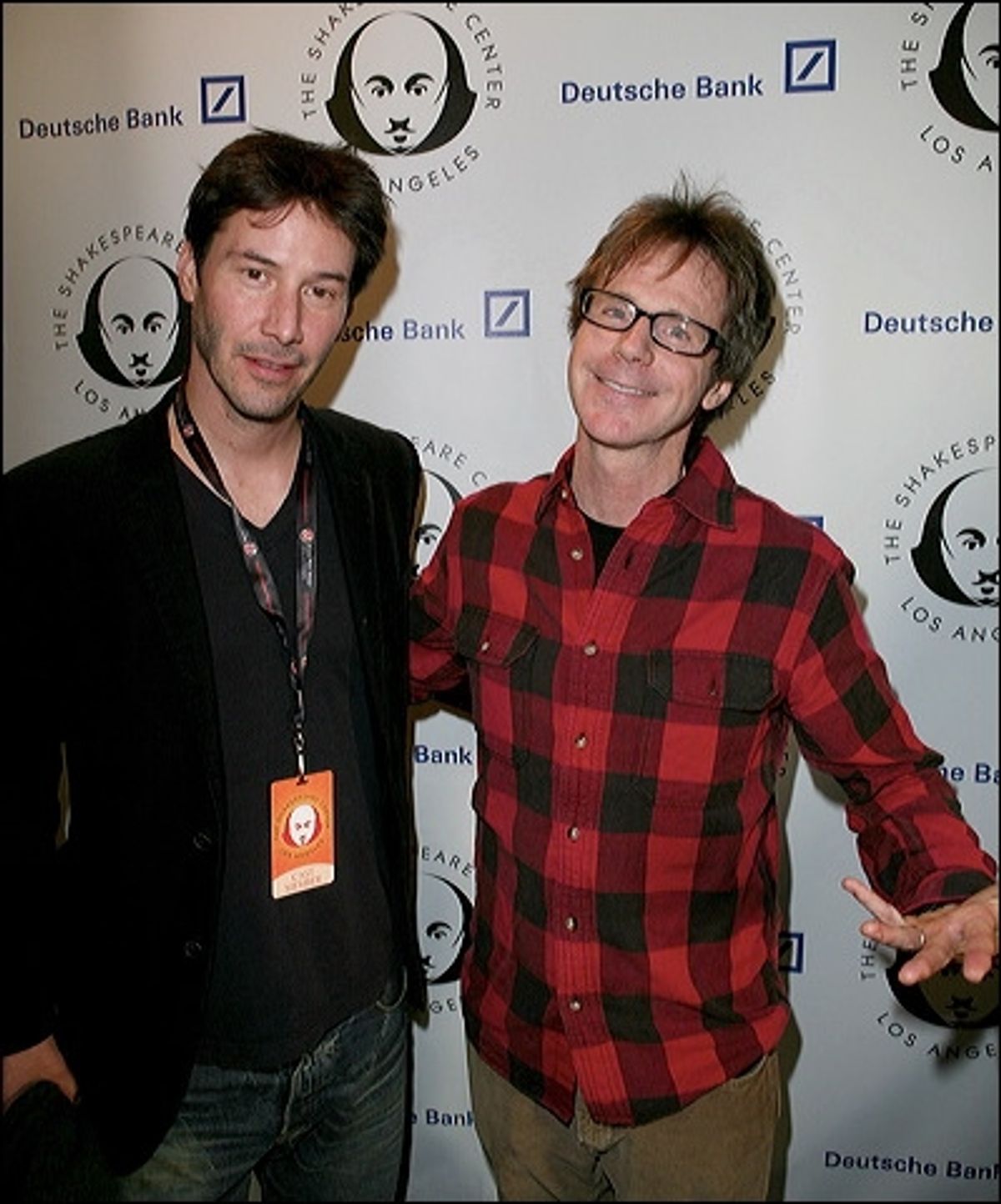 Keanu Reeves and Dana Carvey
 at 