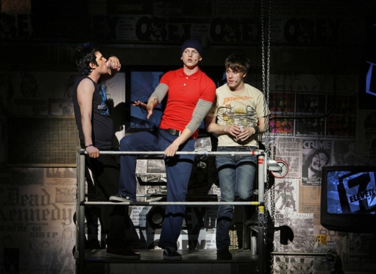 Michael Esper, Stark Sands and John Gallagher Jr. at 
