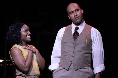 Kenita Miller as Zora and Josh Tower 
 Photo