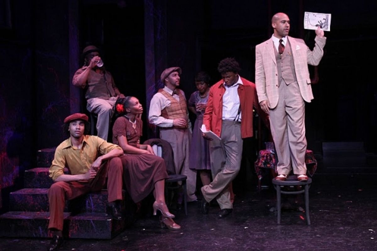 Josh Tower and cast at 