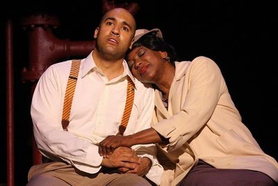 Josh Tower as Hughes and C. Kelly Wright
 Photo