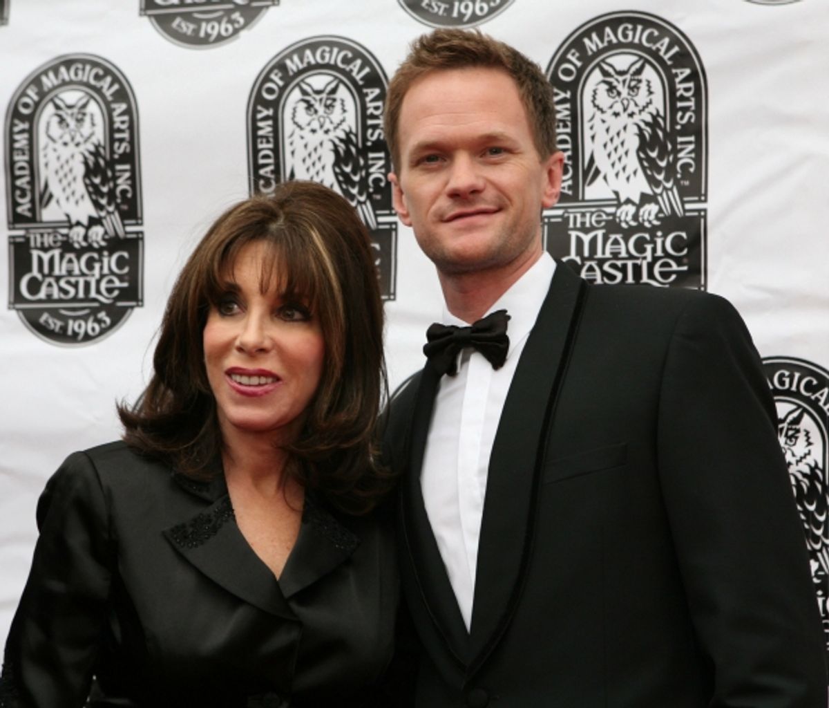 Kate Linder on the red carpet with host Neil Patrick Harris
 at 
