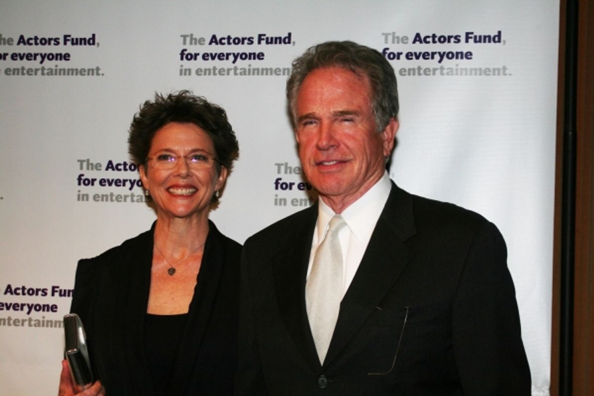 Annette Bening and Warren Beaty at 