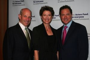 Jonathan Tisch, Annette Benning and Kevin McCollum Photo