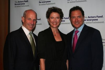 Jonathan Tisch, Annette Benning and Kevin McCollum Photo
