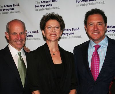 Jonathan Tisch, Annette Benning and Kevin McCollum Photo