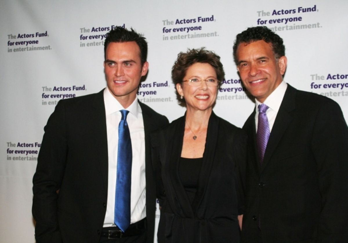 Cheyenne Jackson, Annette Bening and Brian Stokes Mitchell at 