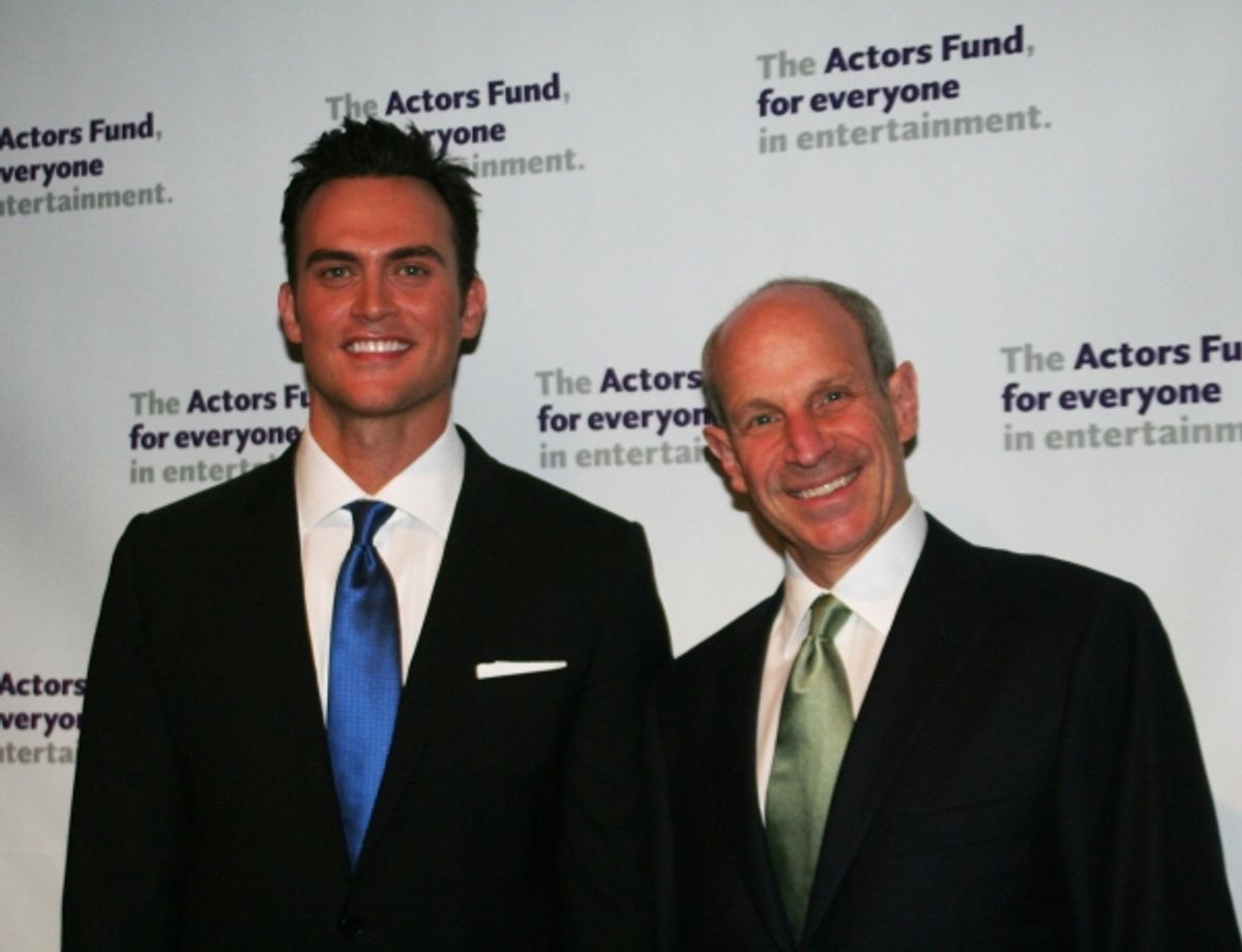 Cheyenne Jackson and Jonathan Tisch at 
