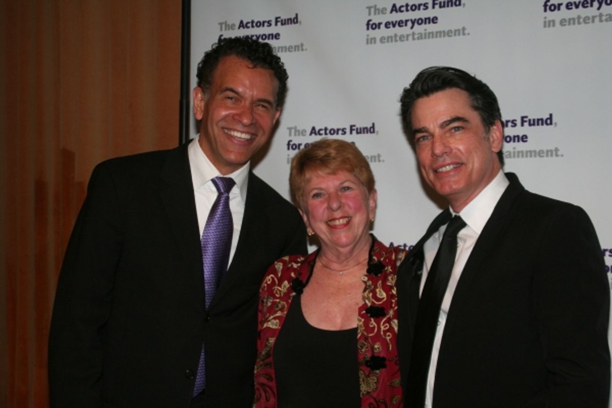 Brian Stokes Mitchell, Abby Schroeder and Peter Gallagher at 