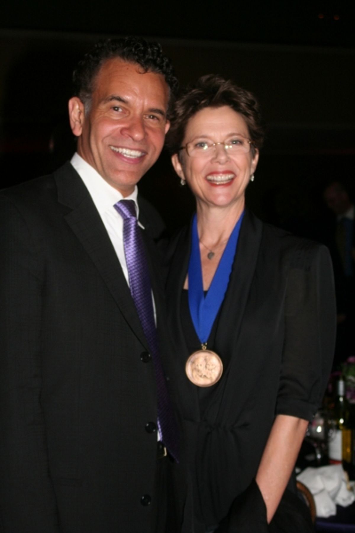Brian Stokes Mitchell and Annette Bening at 