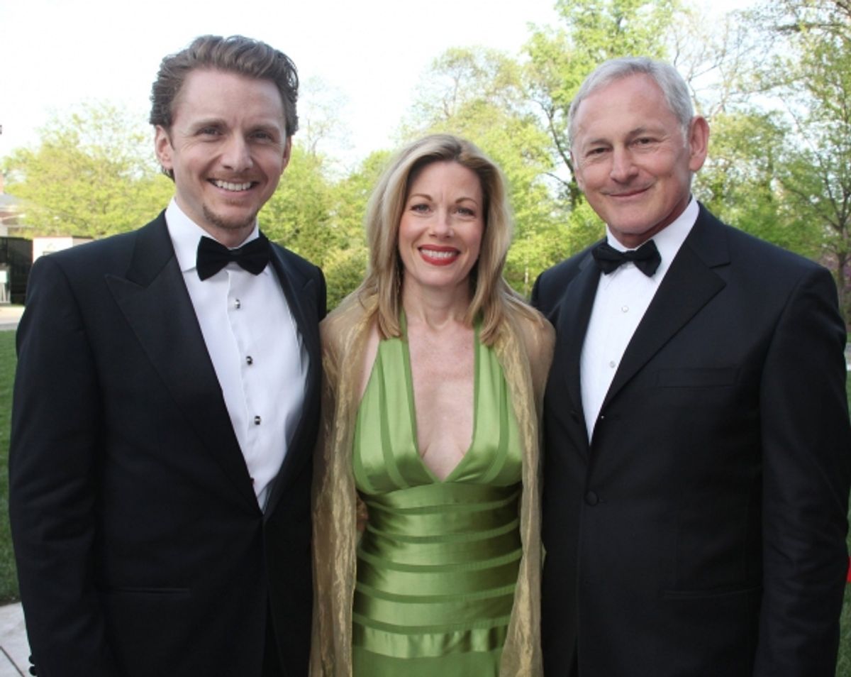 Marin Mazzie, Jason Danieley and Victor Garber at 