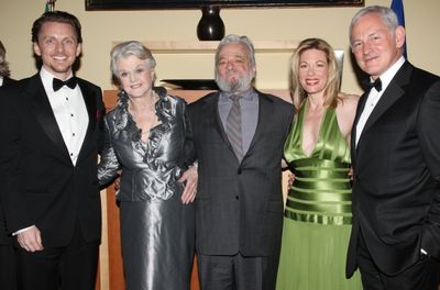 Jason Danieley, Angela Lansbury, Stephen Sondheim, Marin Mazzie & Victor Garber Photo