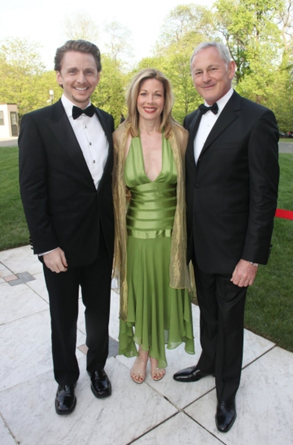 Marin Mazzie, Jason Danieley and Victor Garber at 