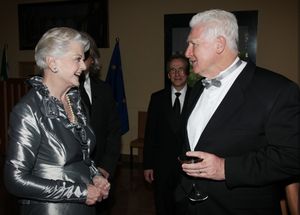 Angela Lansbury & Congressman James Moran @ BroadwayWorld Angela Lansbury & Congressman James Moran Photo