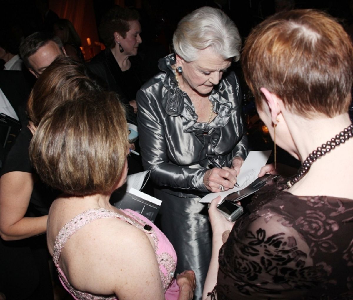 Angela Lansbury signs for fans at 